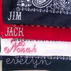 Go Texan Day Bandanas! - Caroline Calligraphie