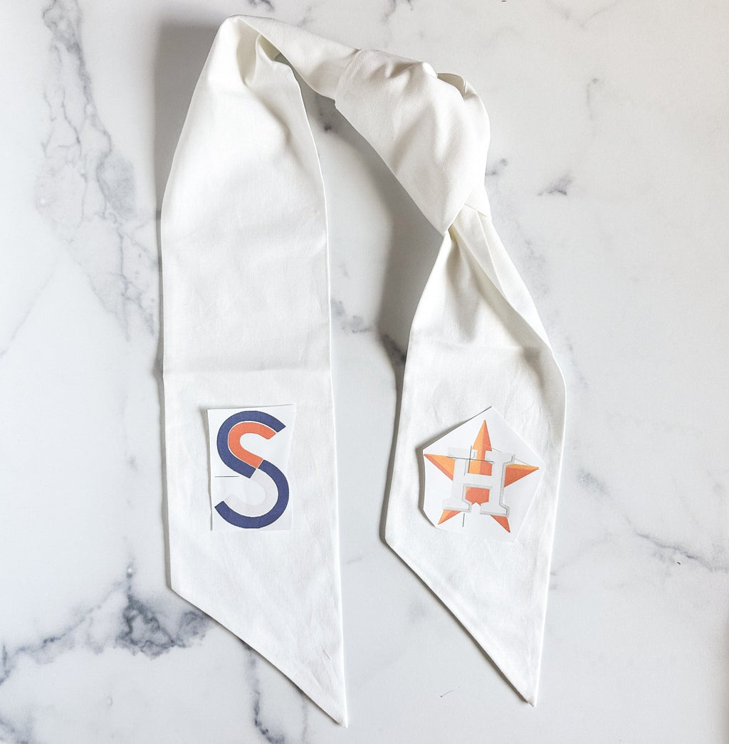 Astros Wreath Sash - Caroline Calligraphie
