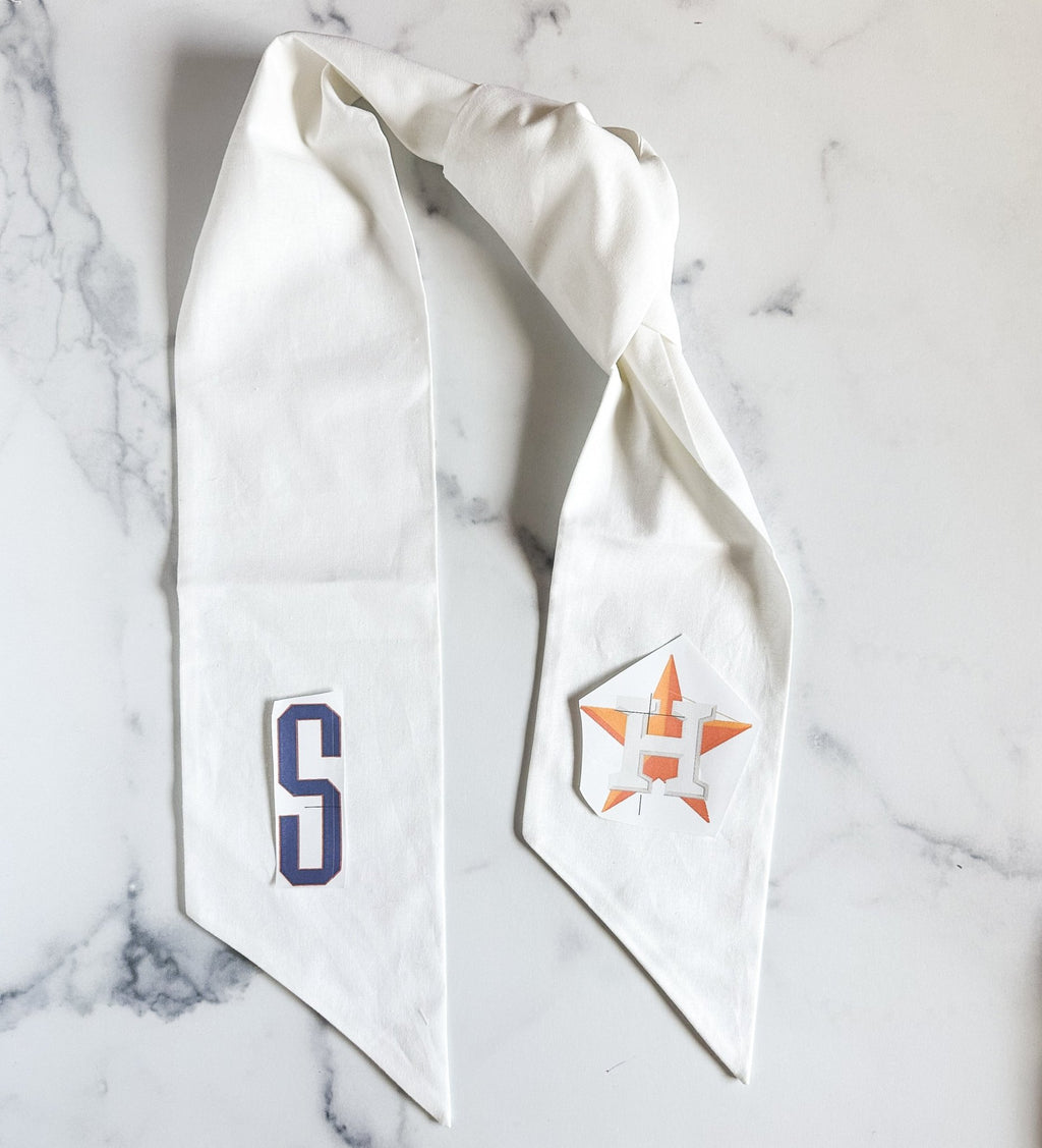 Astros Wreath Sash - Caroline Calligraphie