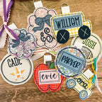 School Bus Bag Tag - Caroline Calligraphie