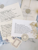 Custom Poem and Calligraphy Gift Set - Caroline Calligraphie