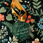 Hexagon Calligraphy Ornament - Caroline Calligraphie