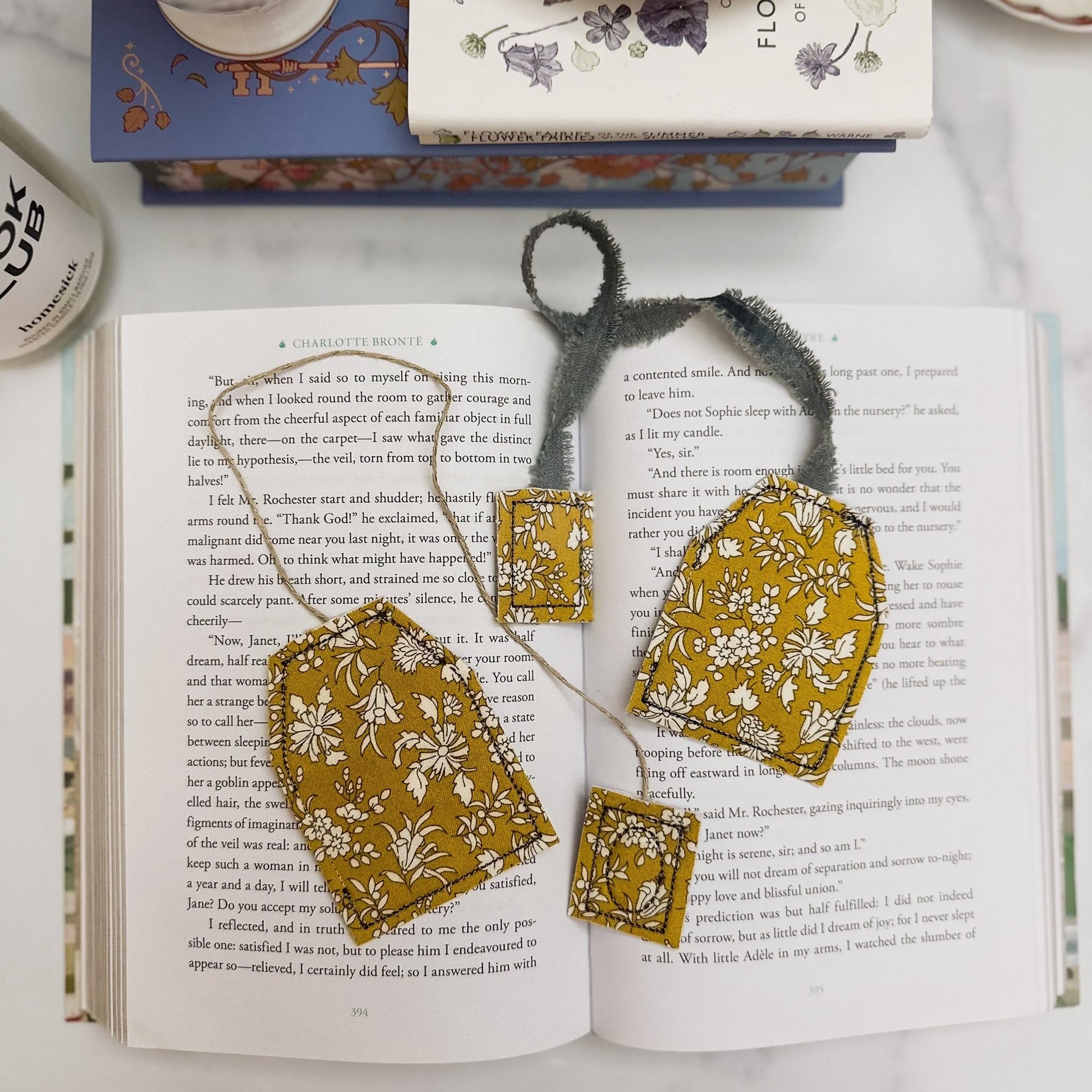 Teabag Bookmarks - Caroline Calligraphie