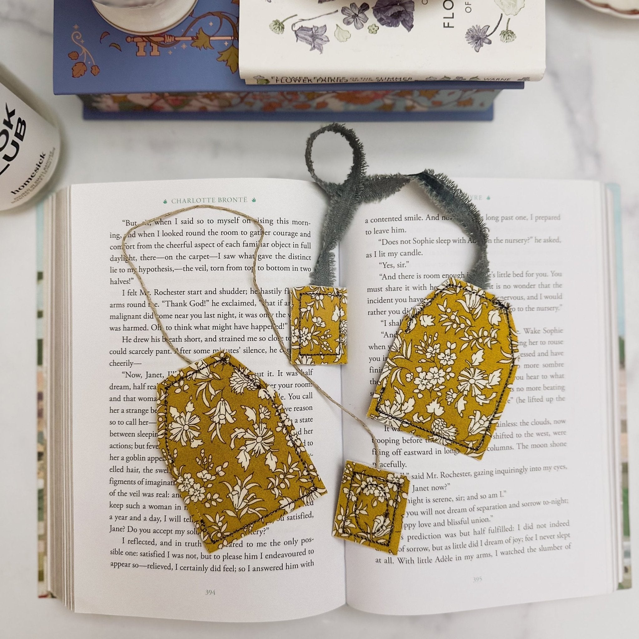 Teabag Bookmarks - Caroline Calligraphie