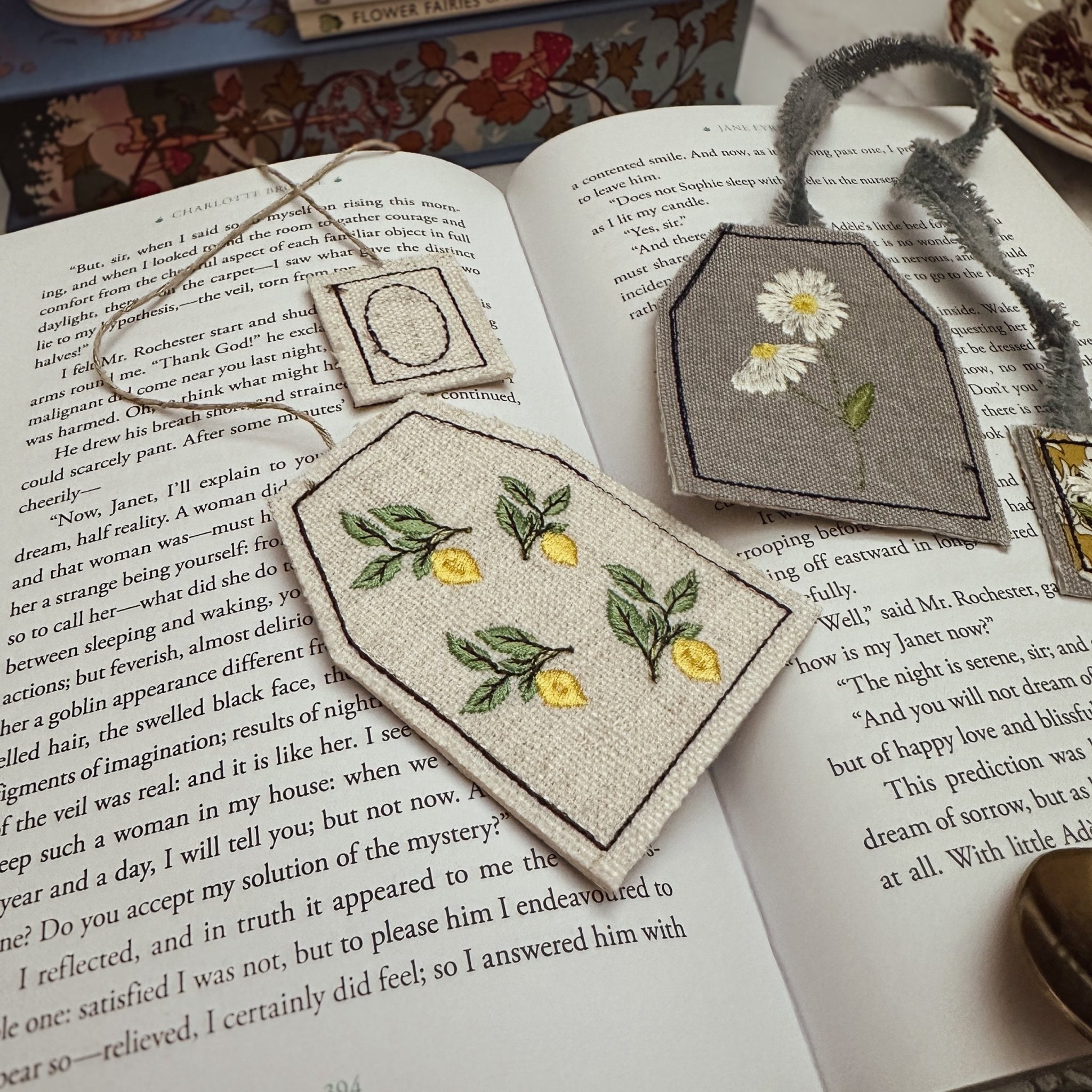 Teabag Bookmarks - Caroline Calligraphie