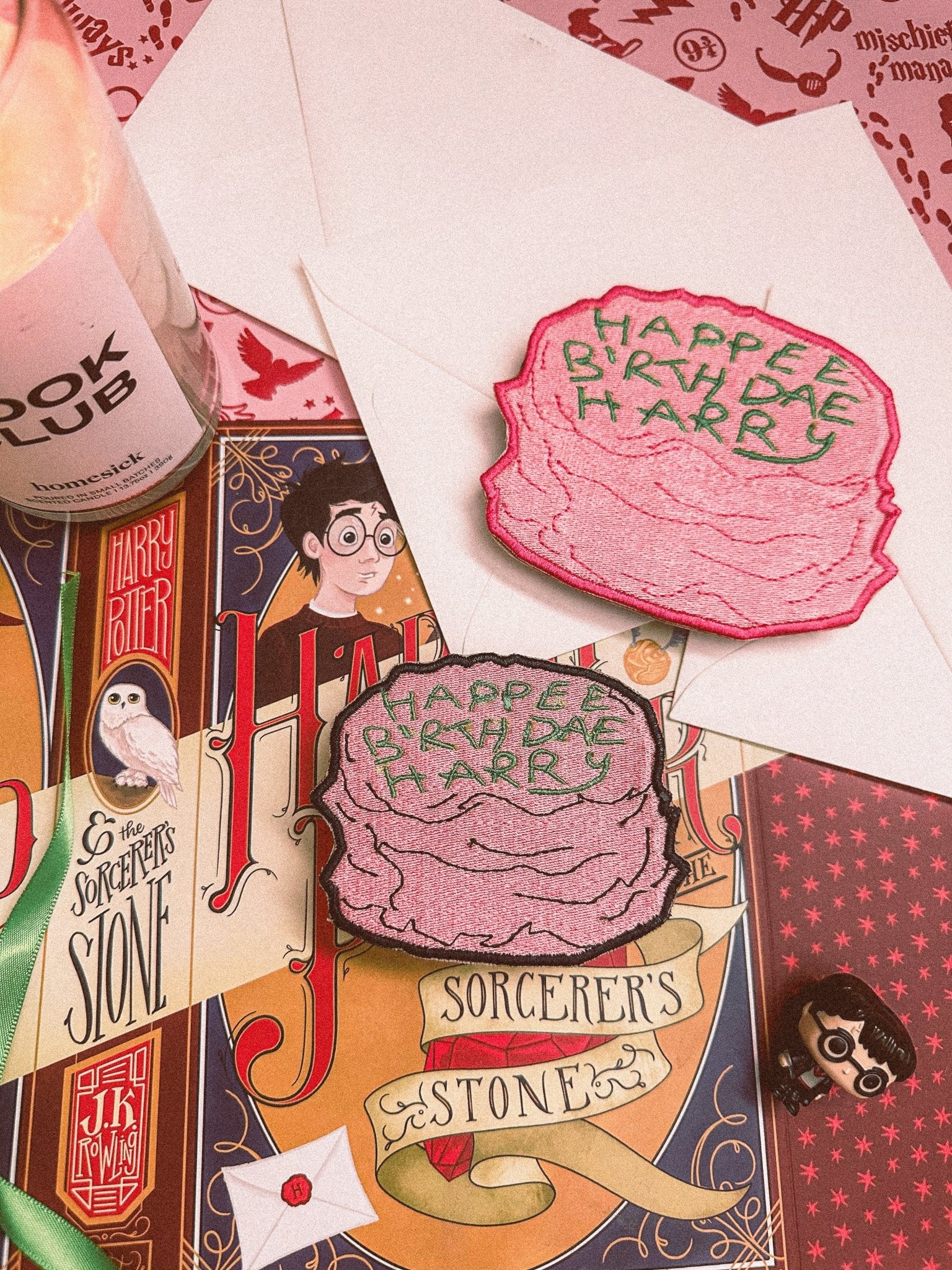 Happee Birthdae Bookmark - Caroline Calligraphie