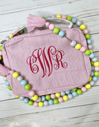 Seersucker Bible Covers - Purple - Caroline Calligraphie