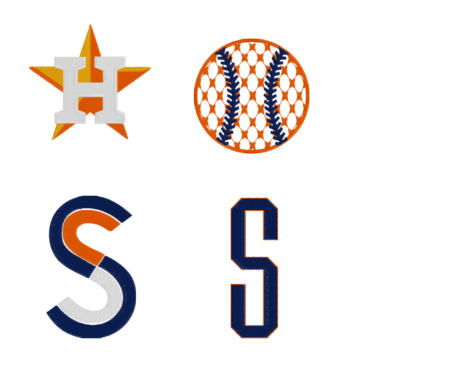 Astros Wreath Sash - Caroline Calligraphie