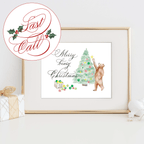 Beary Good Christmas Print - Caroline Calligraphie