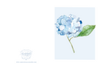 Hydrangea Greeting Card