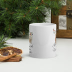 Rockin' around the Christmas Steer Mug - Caroline Calligraphie