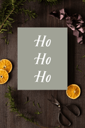 Ho Ho Ho Print - Caroline Calligraphie
