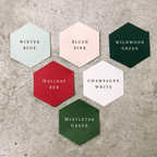 Hexagon Calligraphy Ornament - Caroline Calligraphie