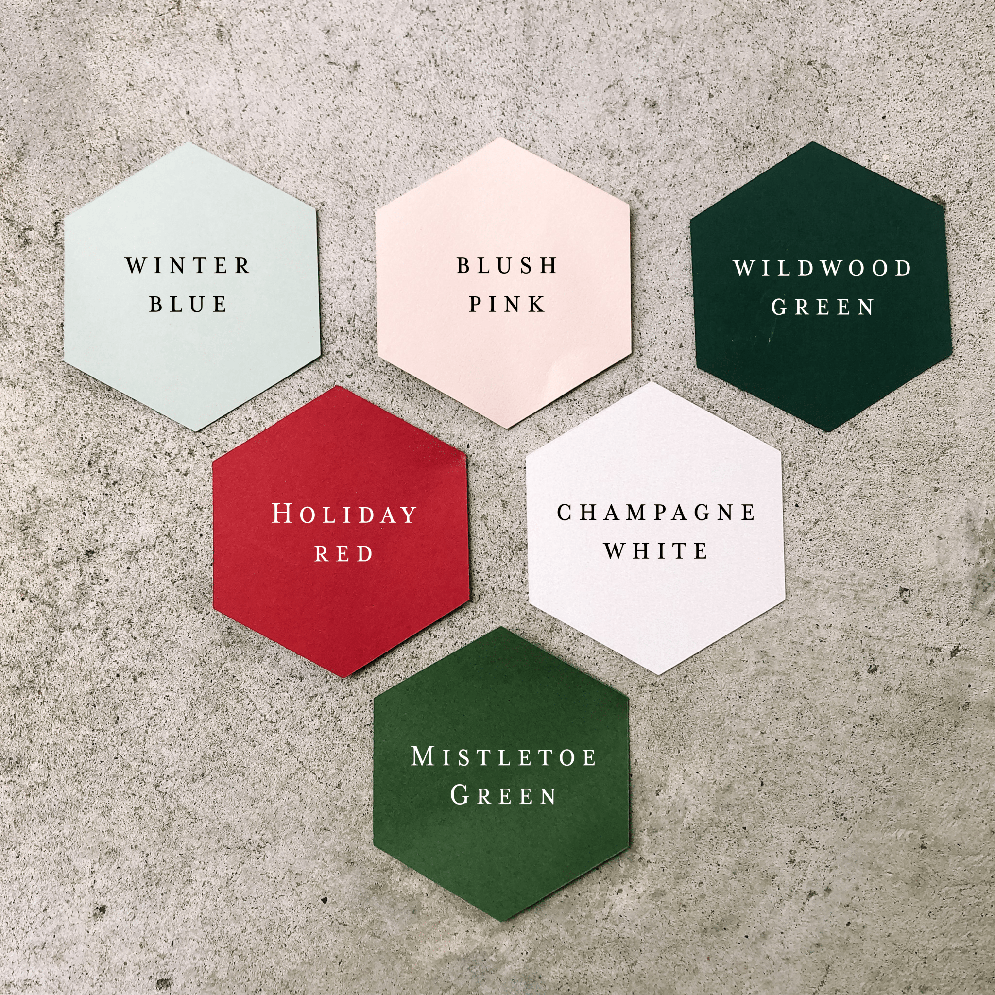 Hexagon Calligraphy Ornament - Caroline Calligraphie