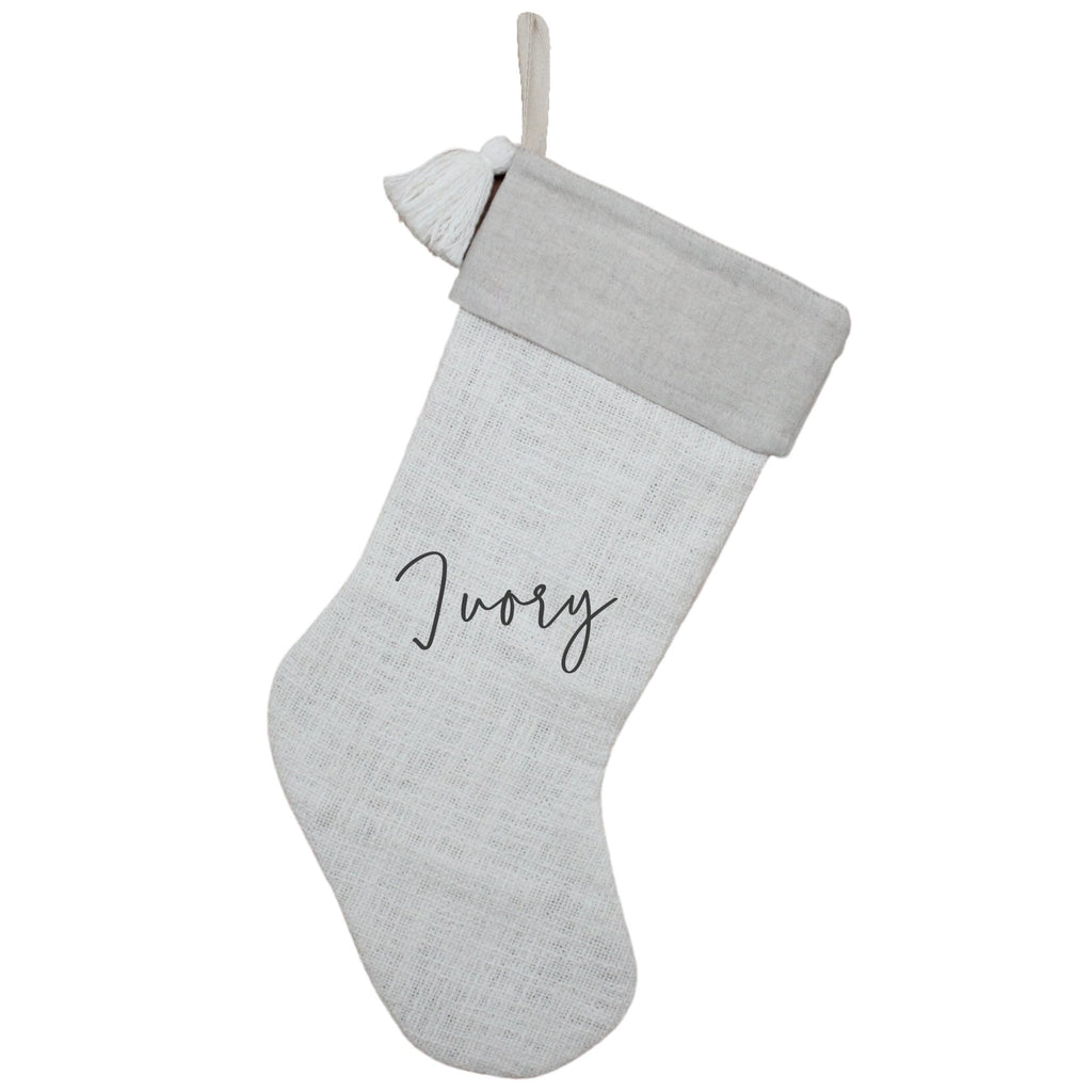 Christmas Stockings & Embroidery - Caroline Calligraphie