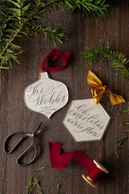 Hexagon Calligraphy Ornament - Caroline Calligraphie