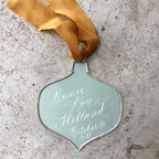 Bauble Calligraphy Ornament - Caroline Calligraphie