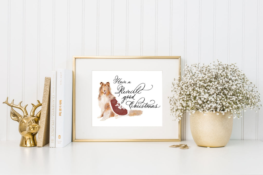 Reveille Good Christmas Print - Caroline Calligraphie