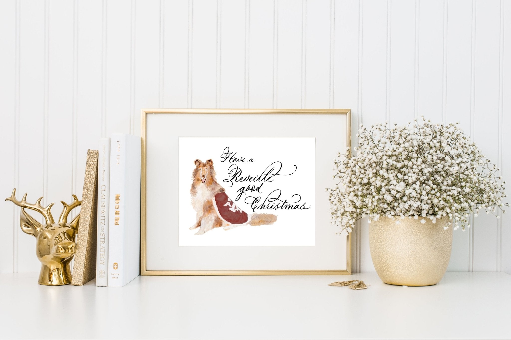 Reveille Good Christmas Print - Caroline Calligraphie