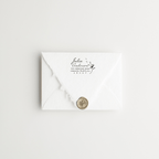Petite Floral Rubber Stamp - Caroline Calligraphie